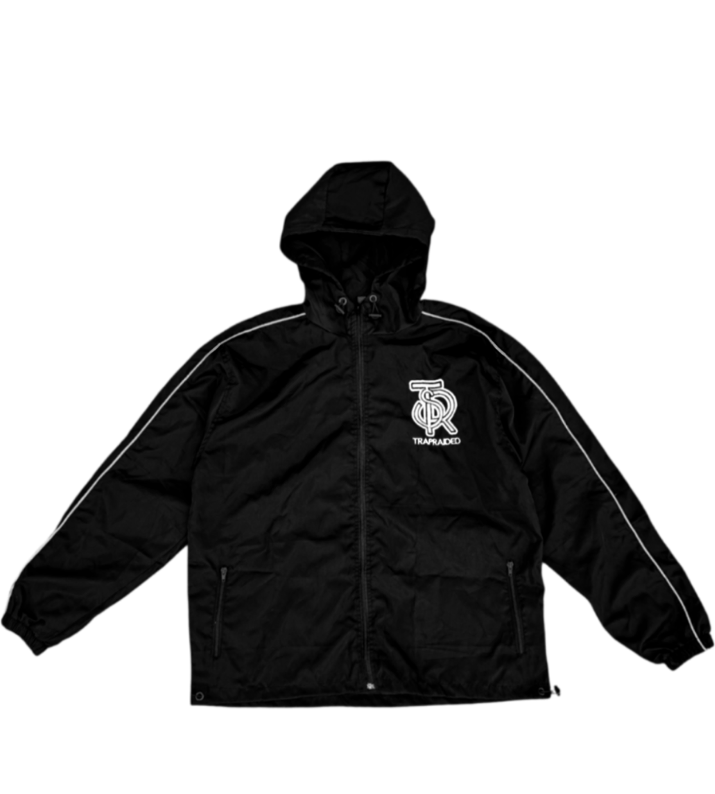 Black Lightweight Windbreaker Jacket
